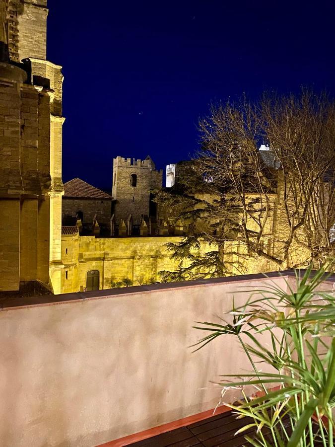 Tresors De La Cathedrale, Maison De Ville Sur 4 Niveaux นาร์บอนน์ ภายนอก รูปภาพ